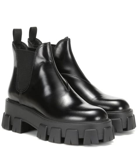 prada chunky combat boots|prada chelsea boots women's.